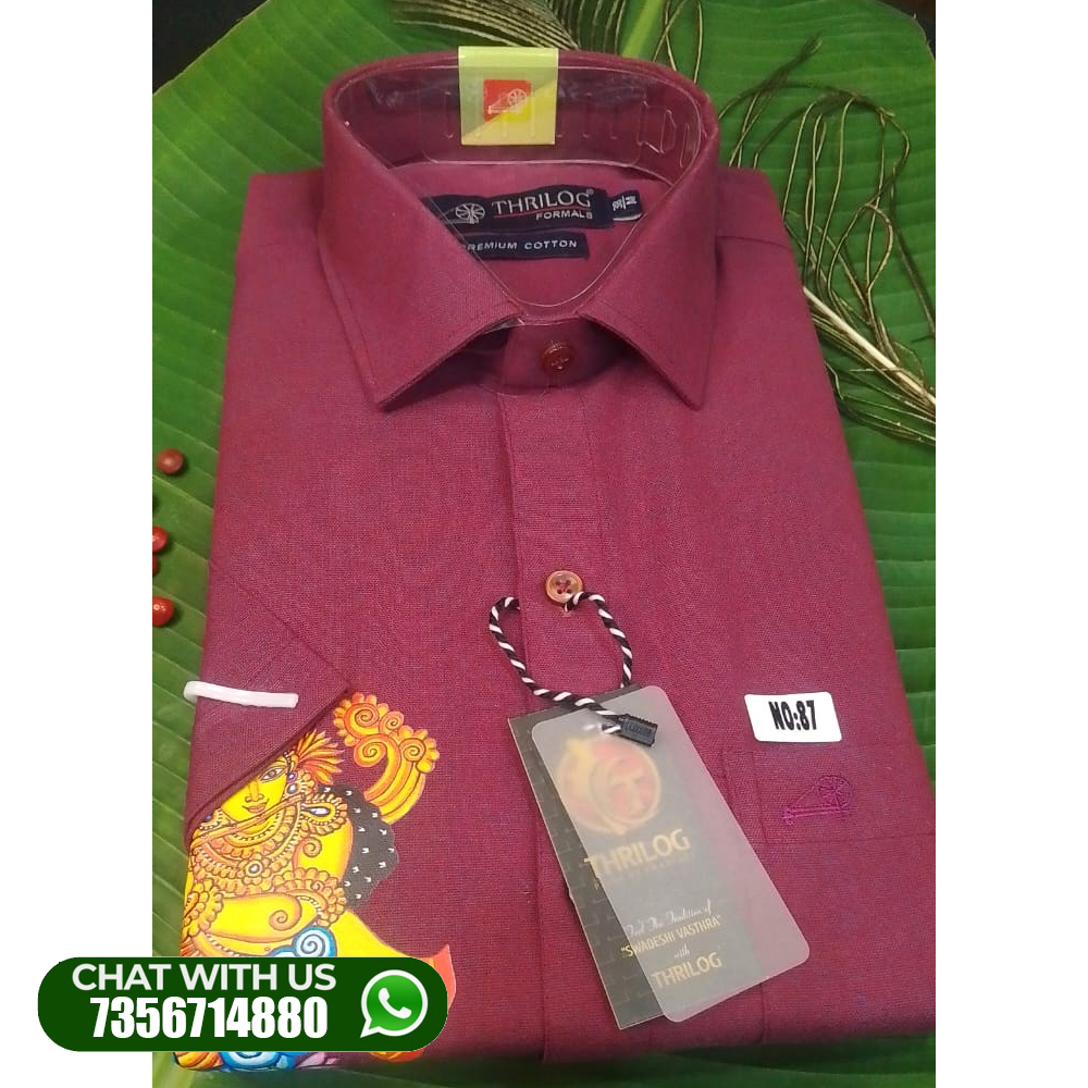 KRISHNA ODAKUZHAL MURAL PRINT 38 SIZE SHIRTE KRISHNA ODAKUZHAL MURAL PRINT 38 SIZE SHIRTE