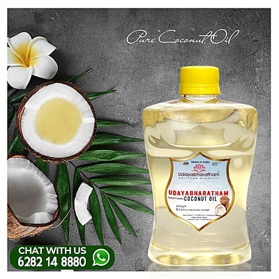 Health Oil Pure Copra Coconut Oil(450ML) Include postage fees