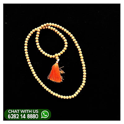 First Quality chandan mala (Sandalwood)3mm bols