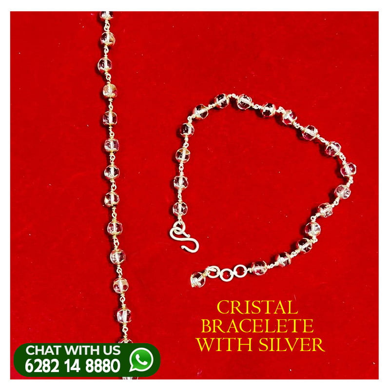 SILVER CRISTEL BRACELETE