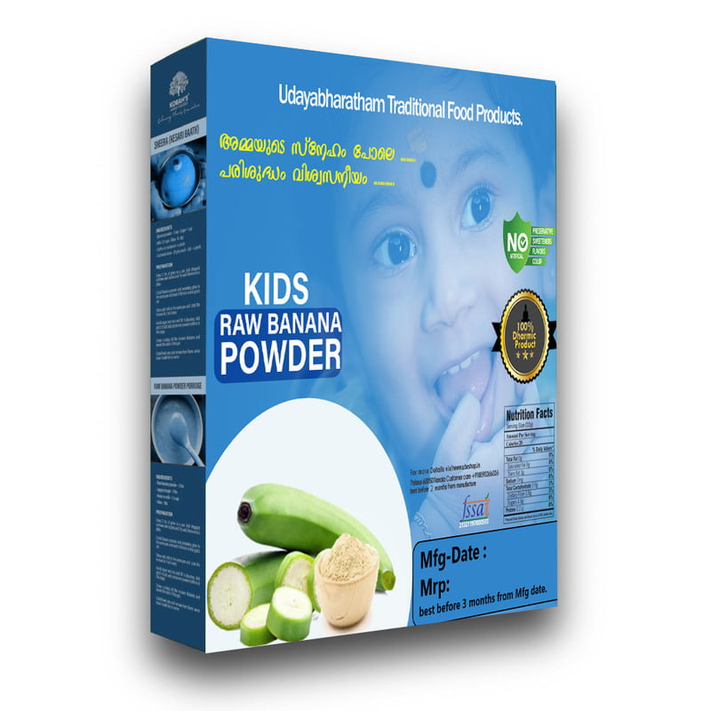 Kannankaya Banana Powder - Organic Pure Raw Banana Flour for Babies | An Instantly Wholesome Multivitamin Supplement Rich in Vitamins and Minerals - (200 gm x 1 - Pack of 1) Kannankaya Banana Powder - Organic Pure Raw Banana Flour for Babies | An Instantly Wholesome Multivitamin Supplement Rich in Vitamins and Minerals - (200 gm x 1 - Pack of 1)