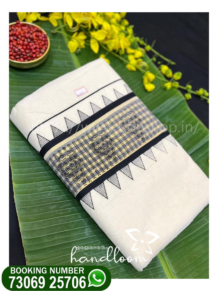 print-model-balck-design-saree-